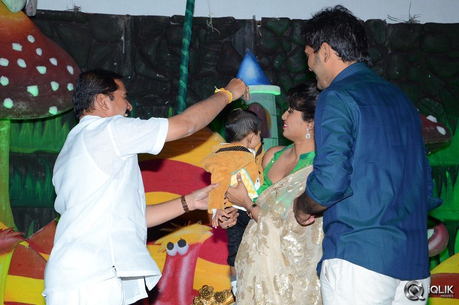 Ajay-Son-Dheeran-1st-Birthday-Celebrations-2014